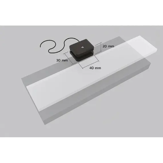 Светильник LED Dojo Slim 3D 1,1W 4000K, провод 2 м, черный молочный арт.DOJOSLIM-3D-CZ-BN - 18