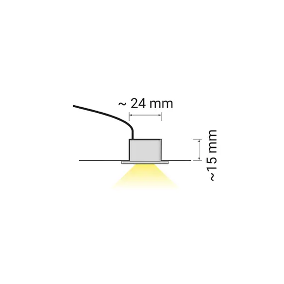 Комплект 2 светильника PODLED с блоком питания арт.PODLEDx2-AL-65K - 9
