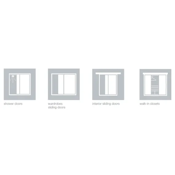 Доводчик Titus Slidix TE для раздвижных и душевых дверей 60 кг арт.975-9483-380-00 - 132