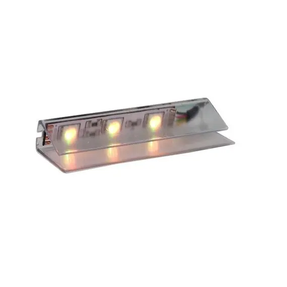 Светильник LED KLIPS металлический 0,75W 12VDC RGB, провод 2 м арт.KLIP-RGB066x06-2M-02 - 100
