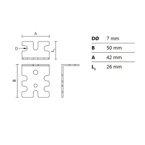 Уголок соединительный мебельный (0393) арт.565222-1 - 12