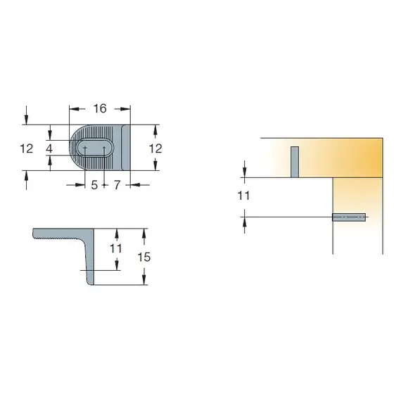 Уголок стяжной арт.002110-885-300 - 15