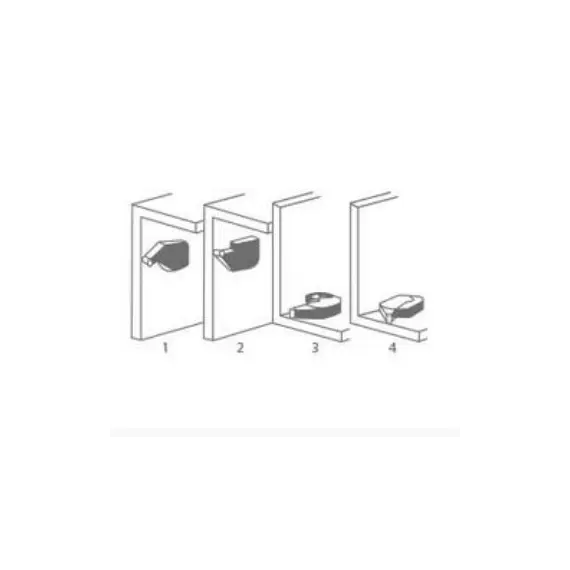 Защелка мебельная MINI LATCH (никель) арт.188 - 39