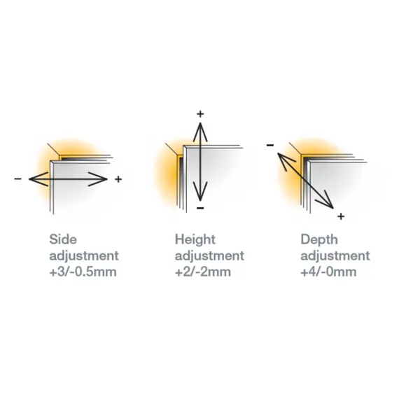 Петля мебельная Titus B-Type-i угловая 45 градусов 110/48/18 мм. Арт: 954-0168-650-00 - 31