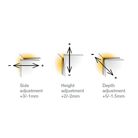 Петля мебельная Titus S-Type 90 градусов 110/45/0 мм. арт.248-0171-050-ST - 15
