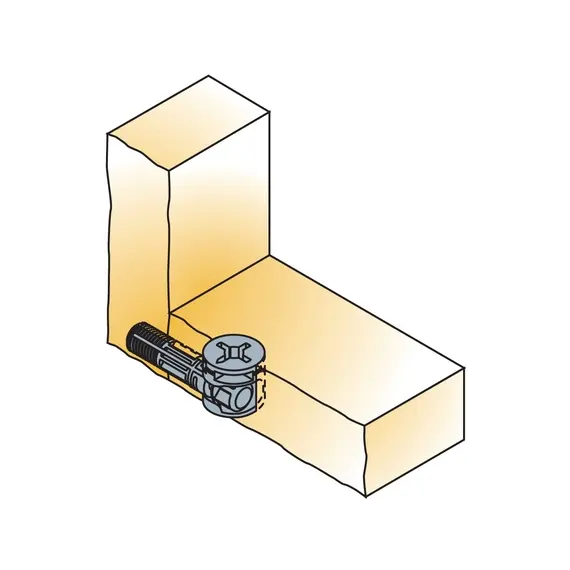 Эксцентрик мебельный Titus System 5 CAM 2000 для плиты 18 мм. Арт: 005656-885-300 - 19