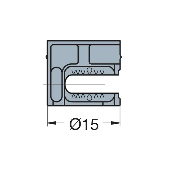 Эксцентрик мебельный Titus System 5 CAM 2000 для плиты 18 мм. Арт: 005656-885-300 - 29
