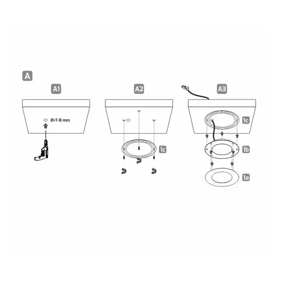 Светильник LED MAGNETO 2,6W 12VDC 3000K, провод 2 м, белый арт.MAGNETO-BI-30K-01 - 75