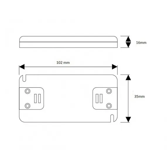 Блок питания SLIM LED PREMIUM 15W 12VDC, без проводов арт.TRA-S-15W-T-01 - 16