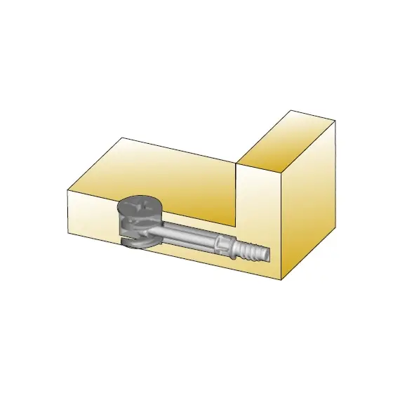 Эксцентриковая стяжка, комплект (009699+009592) Titus арт.009699-885-K02 - 6