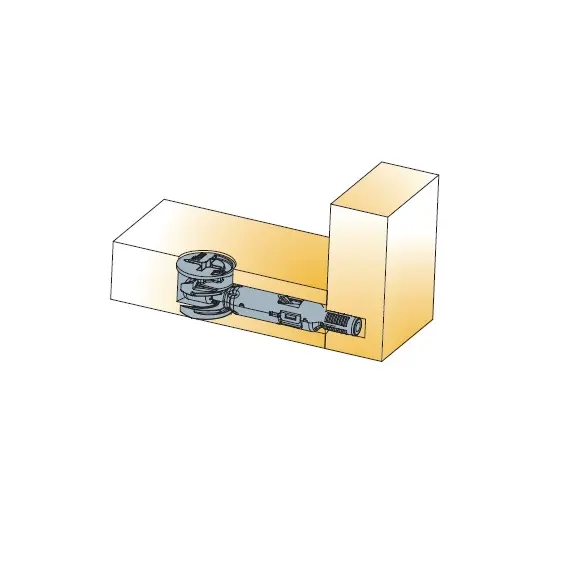 Эксцентриковая стяжка, комплект (009699+005078) Titus арт.009699-885-K07 - 11