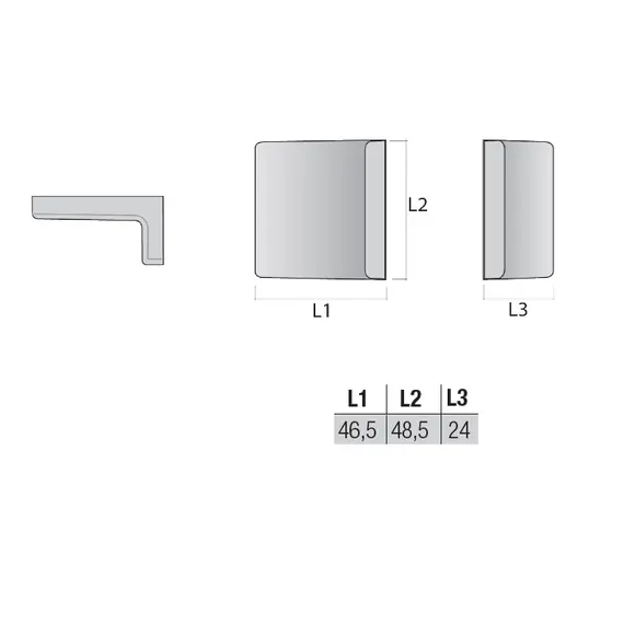 Крышка для уголка соединительного FM20FZ, белый арт.CS01PB - 29