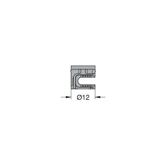 Эксцентриковая стяжка, комплект для плиты Titus (5575+9435) 12 мм. Арт: 005575-885-K01 - 17