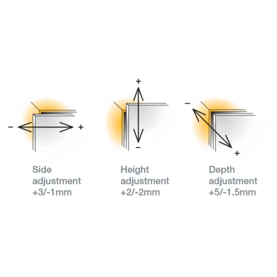 Петля мебельная Titus S-Type угловая 45 градусов 110/48/18 мм. Арт: 248-0283-050-ST - 12