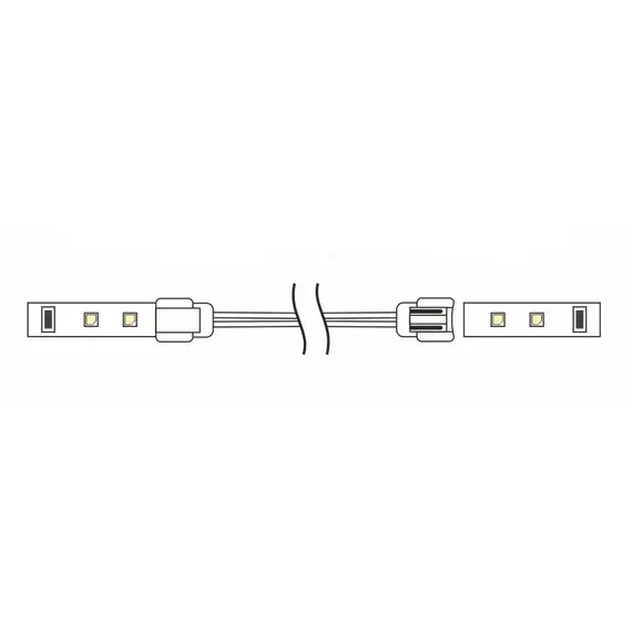 Коннектор для LED ленты 8 мм, провод 15 см арт.MO-LF08-0,15M-D1M - 32