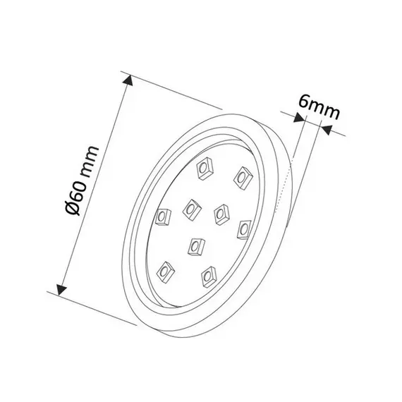Комплект светильник LED ORBIT (3 шт. +  блок питания) 14W 4000К, алюминий арт.ZORBIT-3P-AL.-NU-V0W - 19