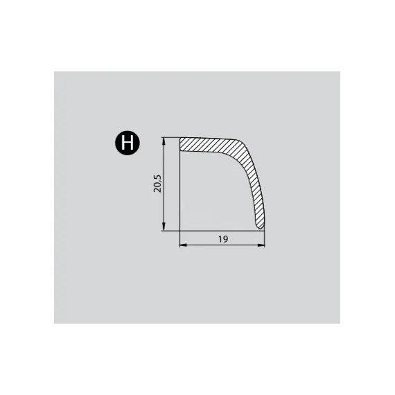 Ручка профильная Rujz Design R437.20/160SNIL - 13