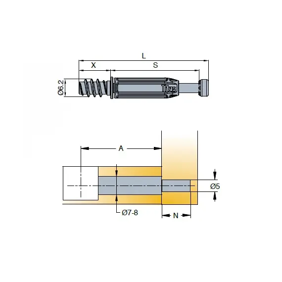 Дюбель 11х12 мм арт.005078-883-300 - 13