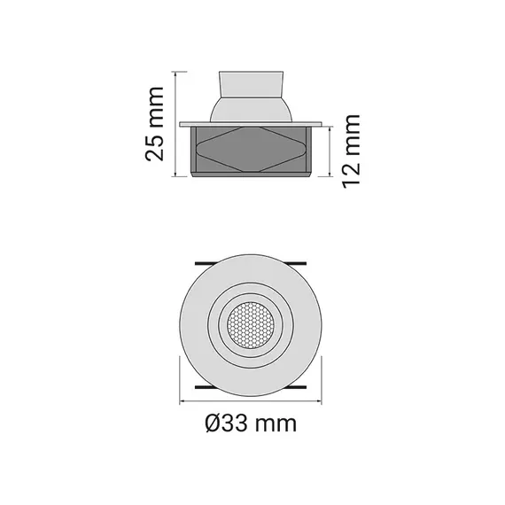 Светильник EYE LED 6000K черный, 2м провод арт.EYE-LED-CZ-60K-1-WG - 4