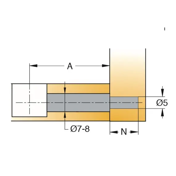 Дюбель мебельный Titus System 5 Combi 5x24 мм. арт.009583-885-300 - 34