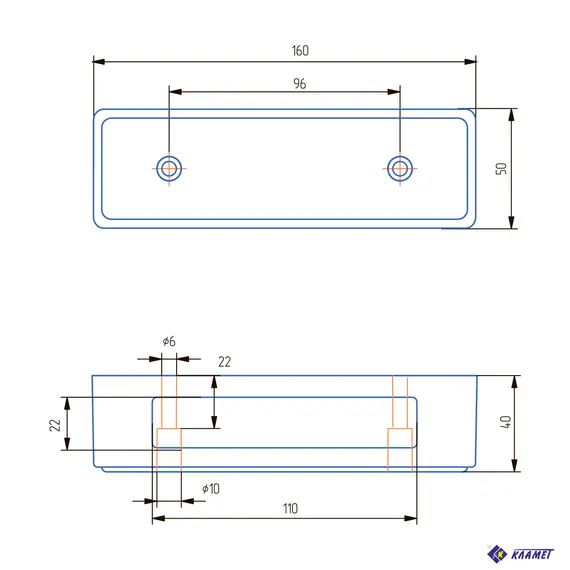 Опора мебельная ОМК 40-07 бук - 36