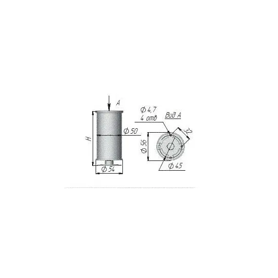 Опора декоративная арт.NA11C00/R 180MM - 4