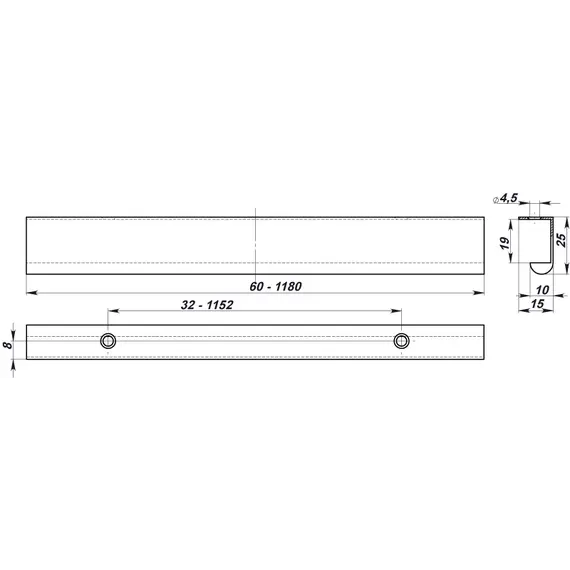 Ручка-профильная 0049043 St светлый Саморез 3,0*12 (о.к.) с п.г. - 3 шт. ПЗ арт.PN(025) 03.00.640.696.000 - 2
