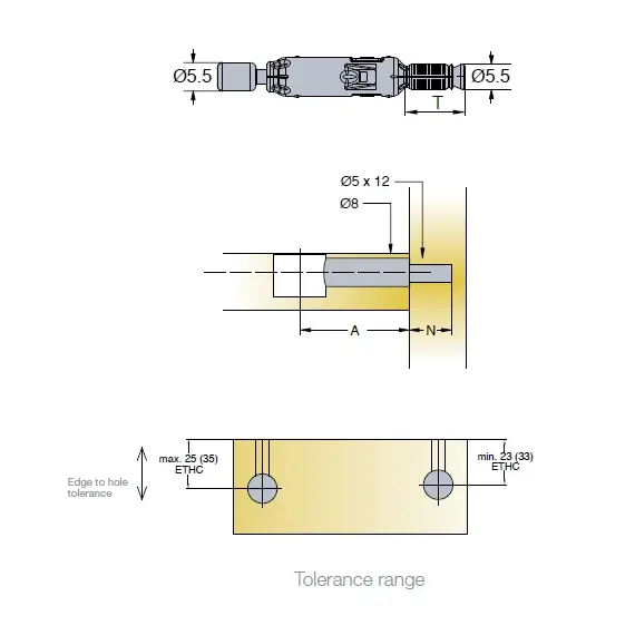 Дюбель мебельный Titus System 5 Quickfit TL5 5x34 мм. Арт: 009652-956-001 - 259