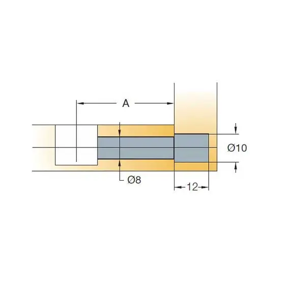 Дюбель Quickfit fi10x34 мм темно-серый арт.005129-880-001 - 3
