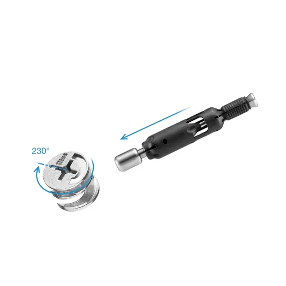 Дюбель мебельный Titus System 5 Quickfit TL5 5x34 мм. Арт: 009652-956-001 - 149