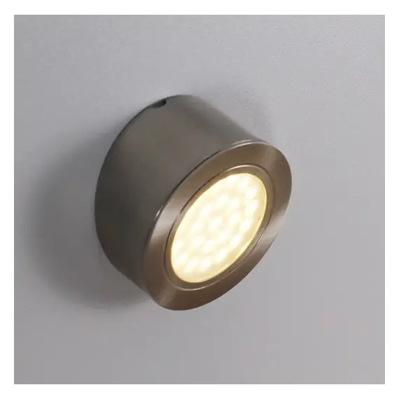 Светильник LED OVAL со скосом 2,0W 12VDC 6000K, провод 2 м, алюм. матовый арт.OVAL-2W-SD-SK-60K-01 - 50