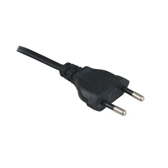 Провод с вилкой 3м 2x0,75mm2 черный  арт.PRZ-3M-2x0,75-CZARNY