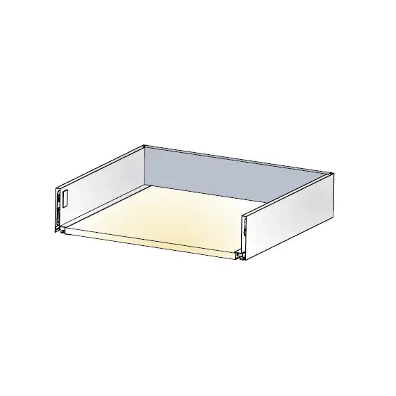 Стенка задняя стальная для ящиков Tekform Slimline DW145 600мм, панель 18 мм, антрацит арт.655-7M60-185-00 - 1