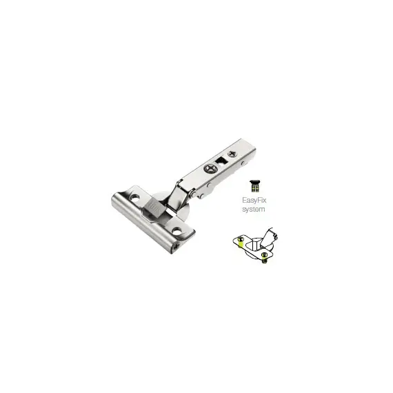 Петля мебельная Titus T-Type Glissando 90 градусов с доводчиком 110/48/0 мм и cистемой ускоренной сборки Easy-fix арт.701-0AS4-650-00