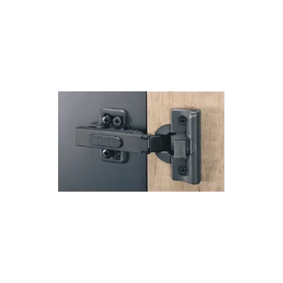 Крышка на петлю Titus T-type TeraBlack 110/0 мм, 5 мм, 9 мм, 17 мм арт.728-1287-956-00 - 2