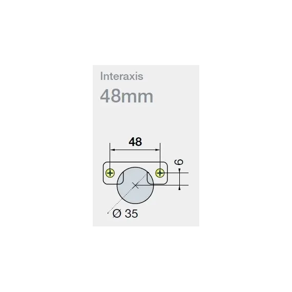 Петля T-type 110/48/9 мм Touch Opening с cистемой Easy-fix арт.704-0697-054-00 - 3