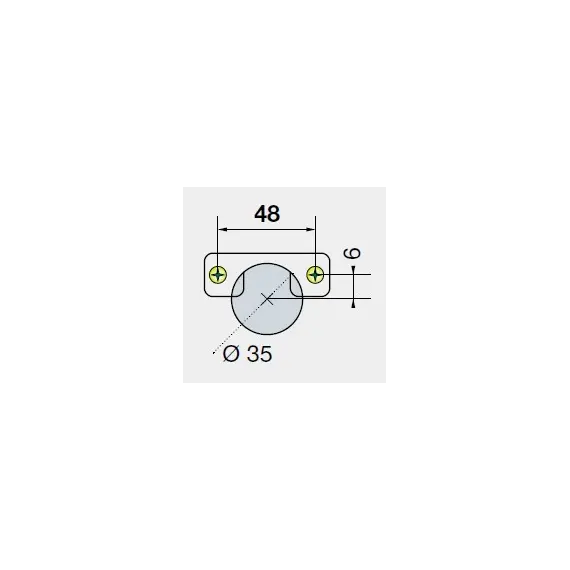 Петля T-type 110/48/0 мм Touch Opening арт.704-0672-054-00 - 4