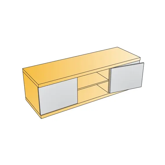 Петля мебельная Titus B-Type 90 градусов 170/45/0 мм. арт.248-0R10-050-SLG - 2