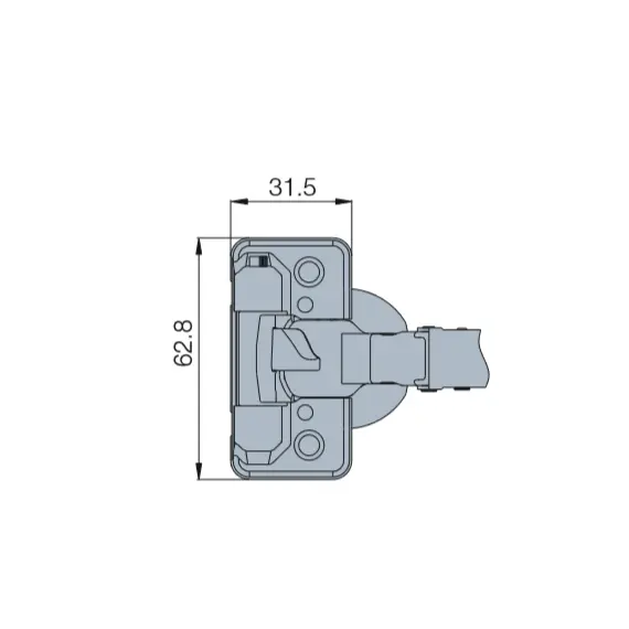 Петля мебельная Titus S-Type-i 90 градусов 110/45/9 мм. арт.954-0230-050-ST - 6