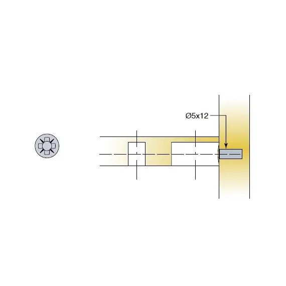 Дюбель SYSTEM 6 knock-in, d5х11 мм арт.006403-885-300