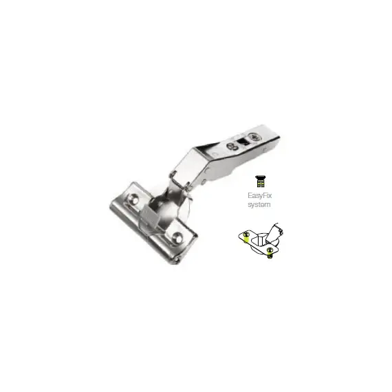 Петля мебельная Titus T-Type Glissando угловая 45 градусов с доводчиком 110/48/9 мм  и cистемой ускоренной сборки Easy-fix Арт: 701-0E32-650-00