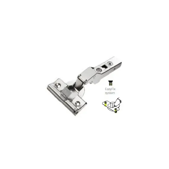 Петля мебельная Titus T-Type Glissando угловая 15 градусов с доводчиком 110/48/9 мм и cистемой ускоренной сборки Easy-fix Арт: 701-0D78-650-00