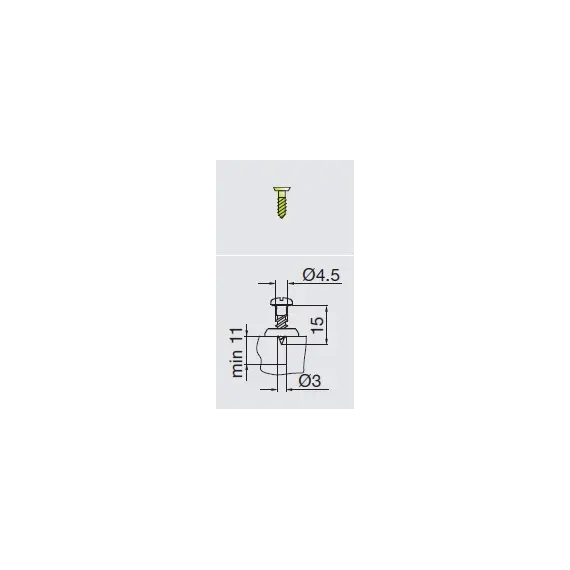 Монтажная планка петли Titus S-type F0 мм. Арт: 244-0136-050-N1 - 4