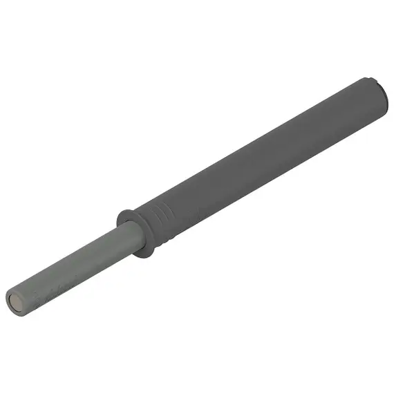 Толкатель TIP-ON для дверей, длинный, с магнитом, серый арт.956A1002 R7036