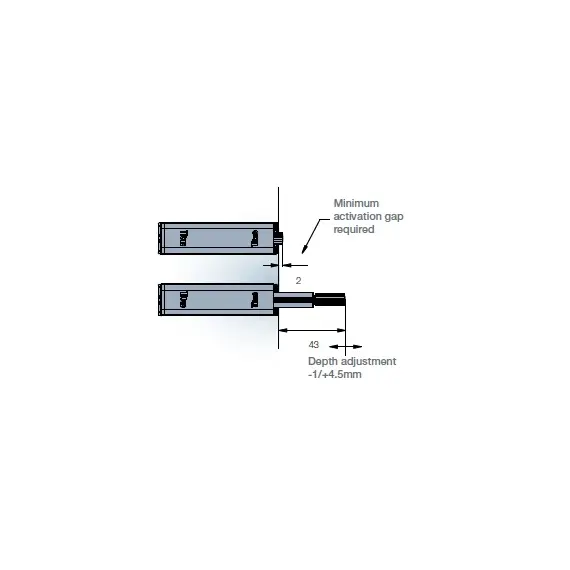 Толкатель Push Latch TeraBlack с прямой пластиной арт. 915-0X59-383-00 - 5