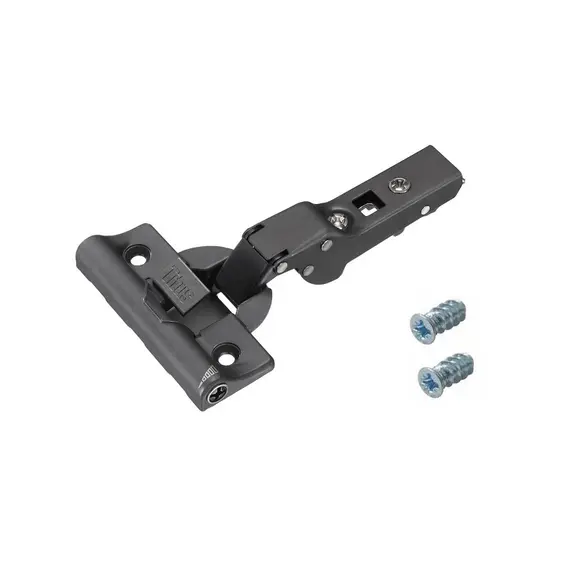 701-0CT2-668-00 Петля T-type Noir Glissando с доводчиком и винтами 110/45/9 мм