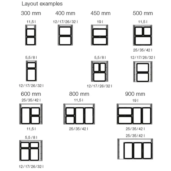 5063.90.41514 Контейнер для мусора 19 л 360*205*330 мм (dark grey) Eins2vier Ninka - 5