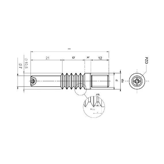 250A008064Z Дюбель M8x64 - 1