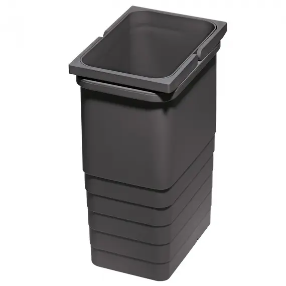 5150.90.41514 Контейнер для мусора 8 л 230*153*310 мм (dark grey) Eins2vier Ninka
