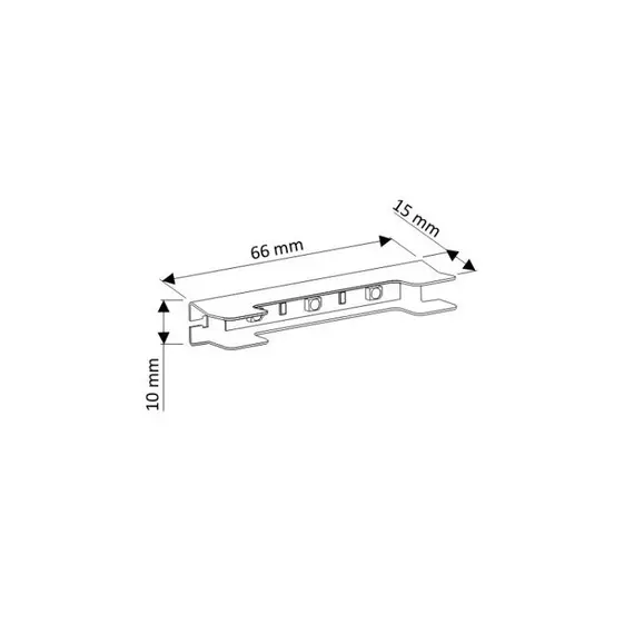ZZ-KLIP-LED-5PBI-M0S Светодиодный светильник Klips LED 5х0,25W/12VDC 6000К металлический с 2м проводом и мини коннектором - 1
